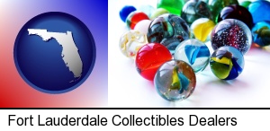Fort Lauderdale, Florida - glass marbles